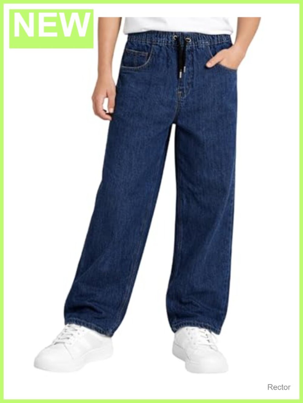 Boys Pull-On Denim Jeans Regular Fit 5-Pocket Style